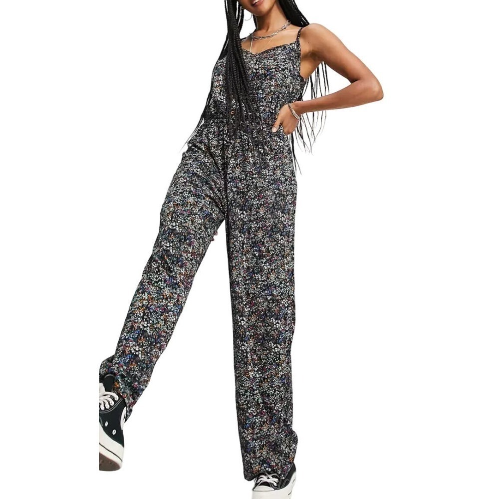 ONLY Onlpella Jumpsuit in Ditsy Pop Floral, Size XS